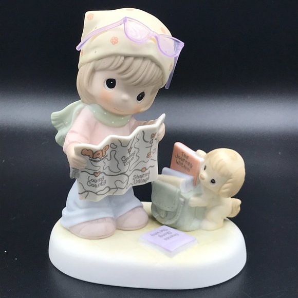 Precious Moments 2005 25th Anniversary Membership Figurine - Map A Route… - Picture 1 of 8